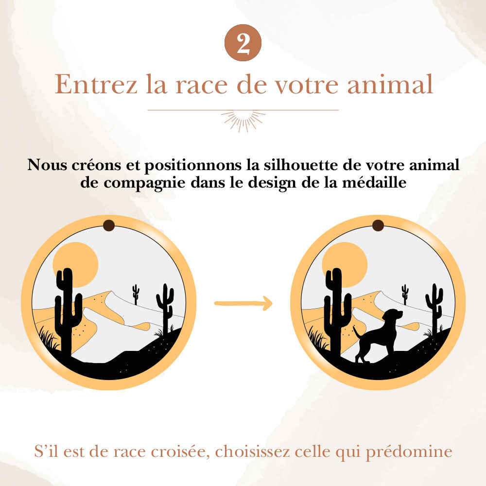 Entrez la race de votre animal de compagnie